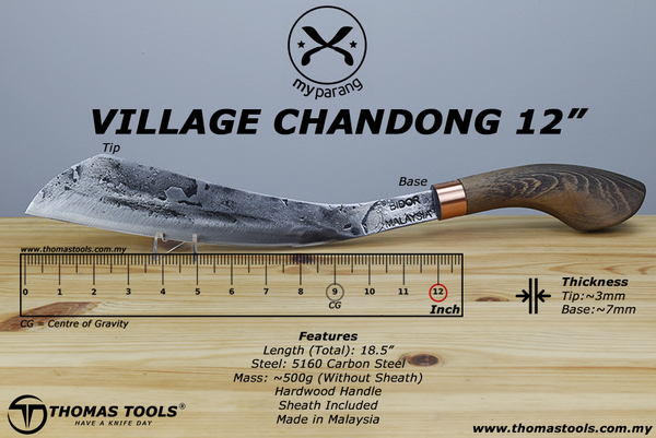 myparang Village Chandong 12" (Sheath Included)