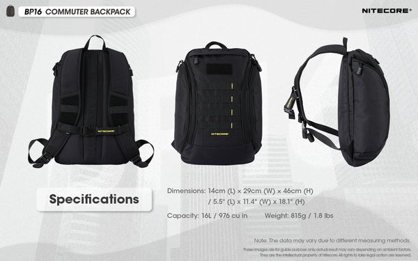 Nitecore Commuter Backpack BP16