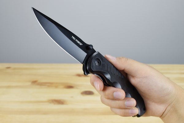 Tac Force 764 Assisted EDC Folding Knife (Black)