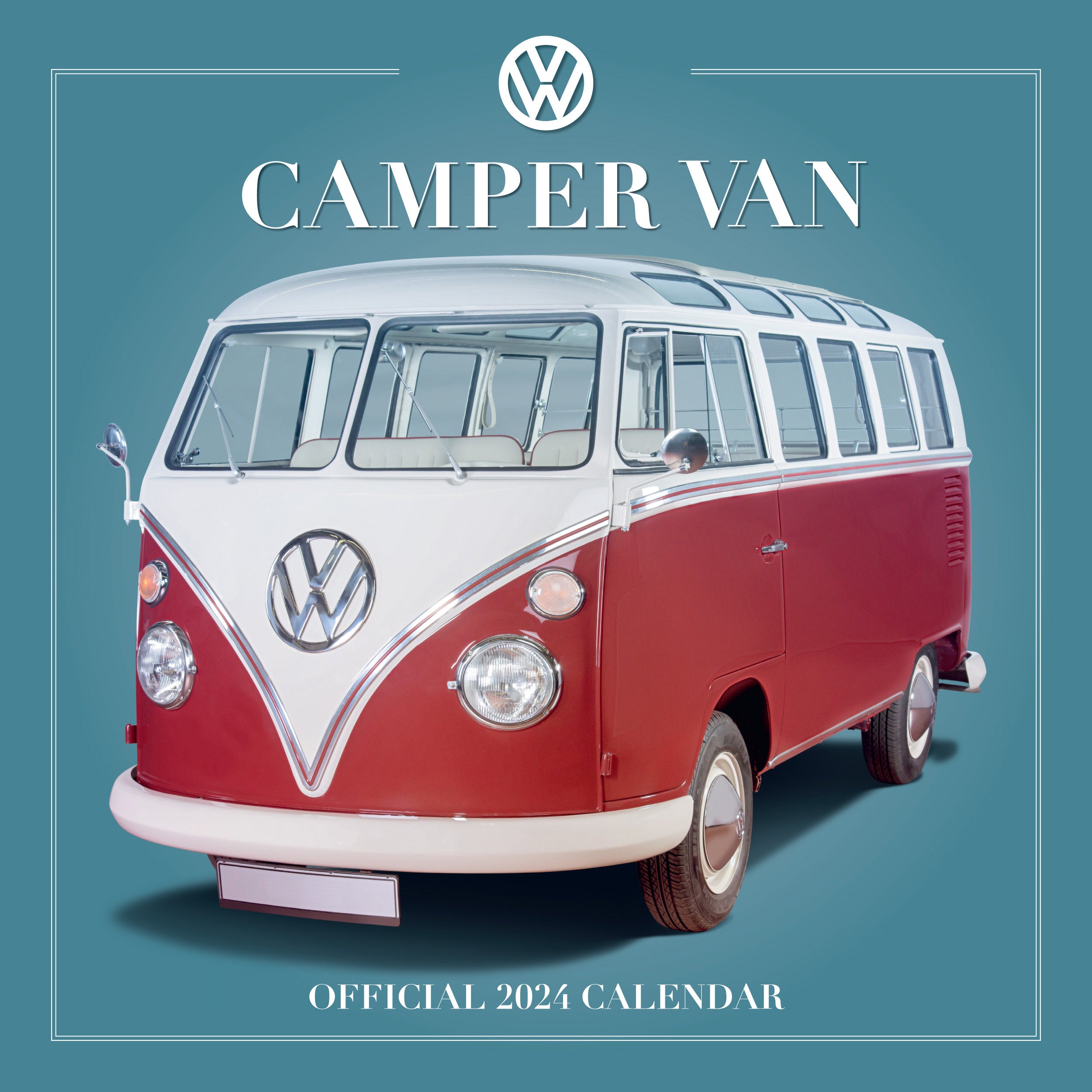 Vw Camper Vans 2024 Square Calendar Danilo Promotions