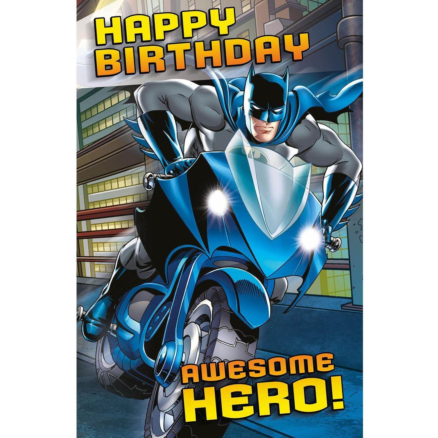 Batman Birthday Card, Official Product – Danilo Promotions