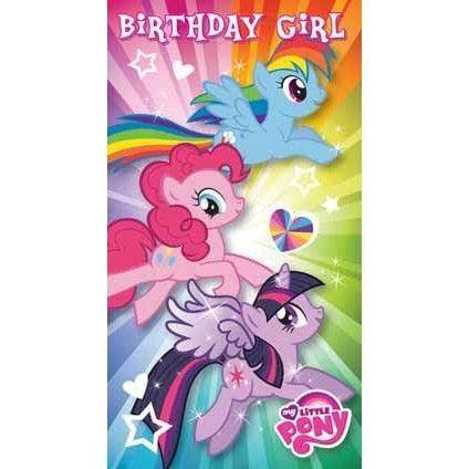 my little pony happy birthday card