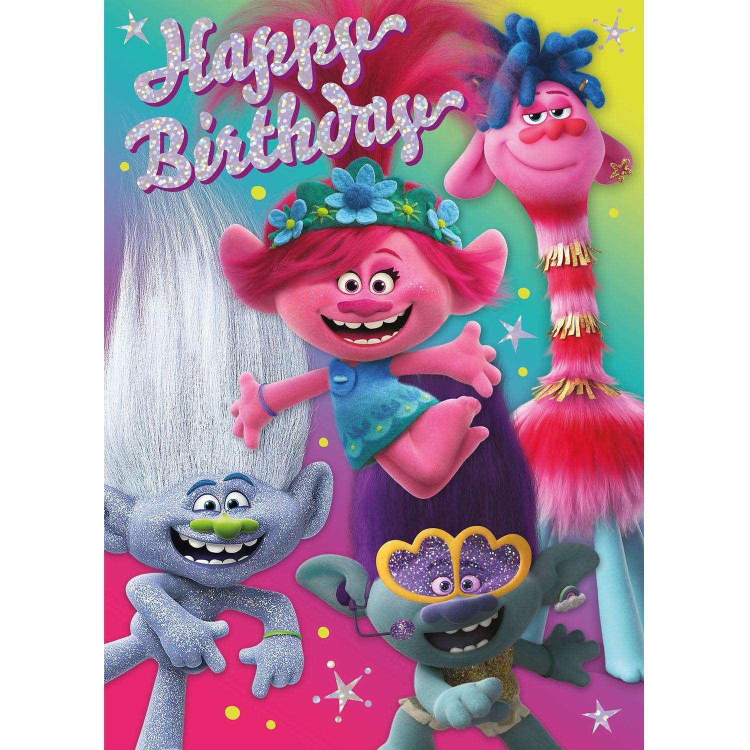 Trolls Happy Birthday Card – Danilo Promotions