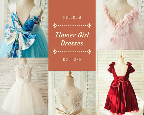 FlowerGirlDresses.com girl's dress couture bulk pricing