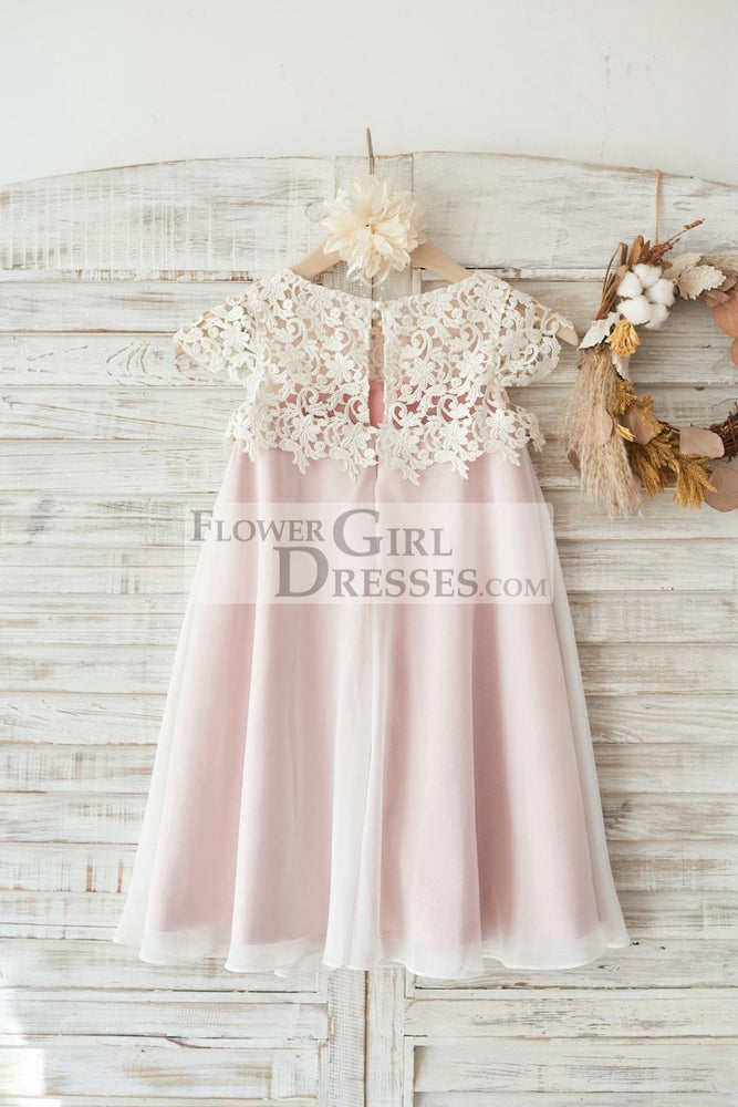 lace boho flower girl dresses