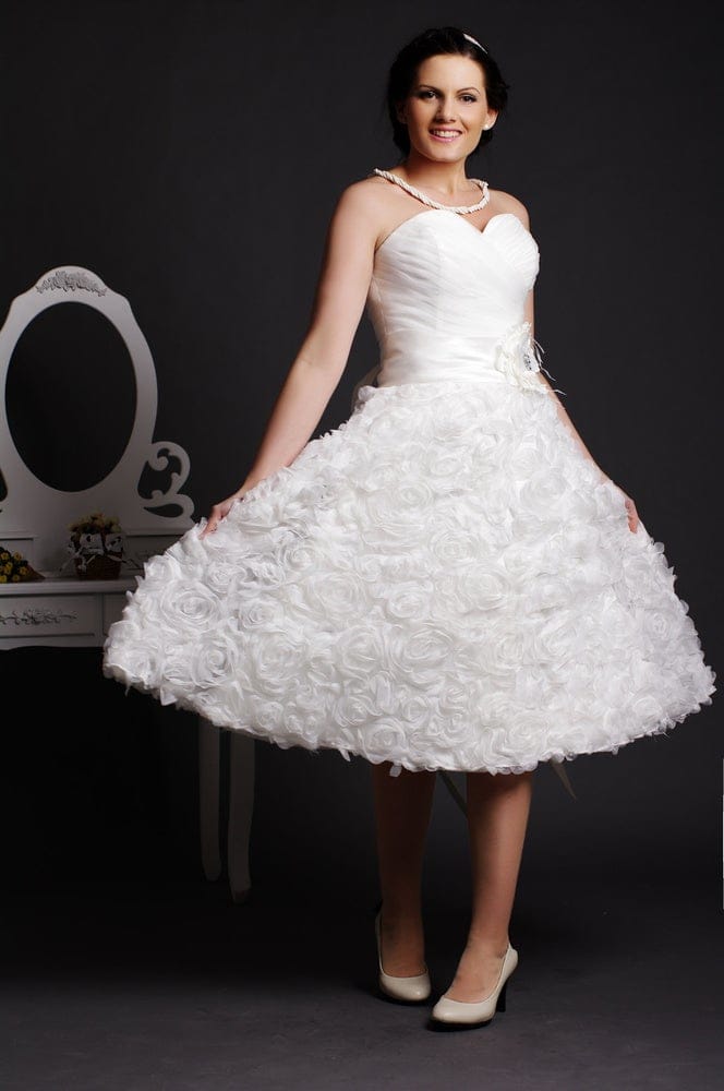 short wedding dress