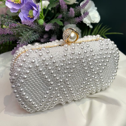 The Pearly Clutch Bag