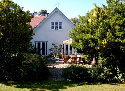 Sunny cottage garden