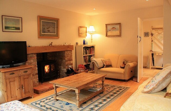 large cottage north norfolk coast with log burner