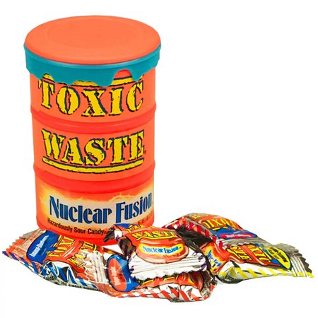 Toxic Waste Nuclear Fusion: Super sour candy with double-flavor  combinations!