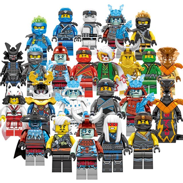 evolutie baseren Hobart Ninjago Lego-compatibele minifiguren, Masters of Spinjitzu ICE Charcat –  The Greenadvocado
