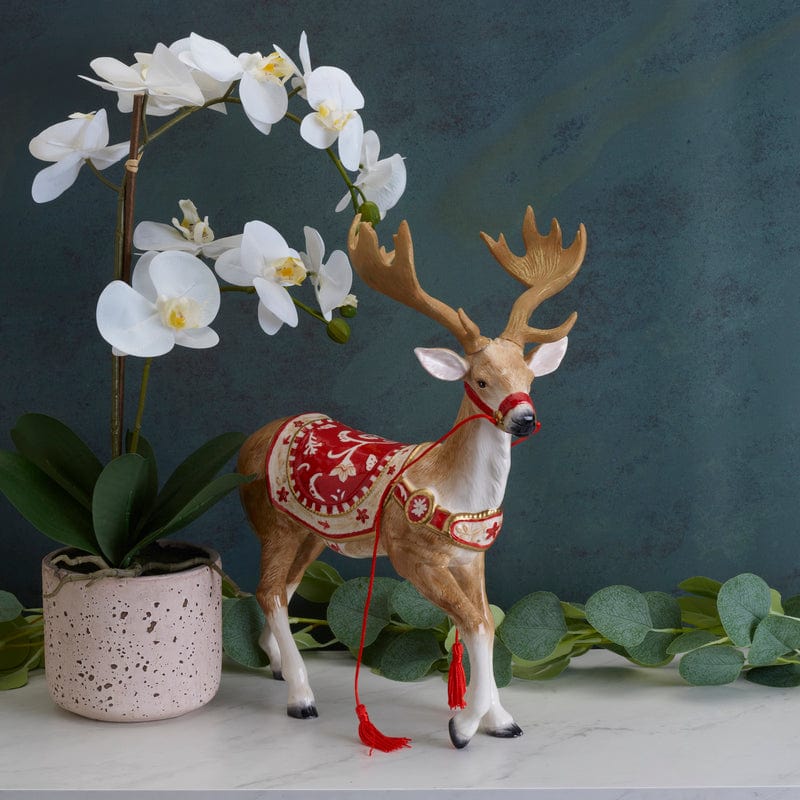 Town And Country Reindeer Figurine, 15 IN