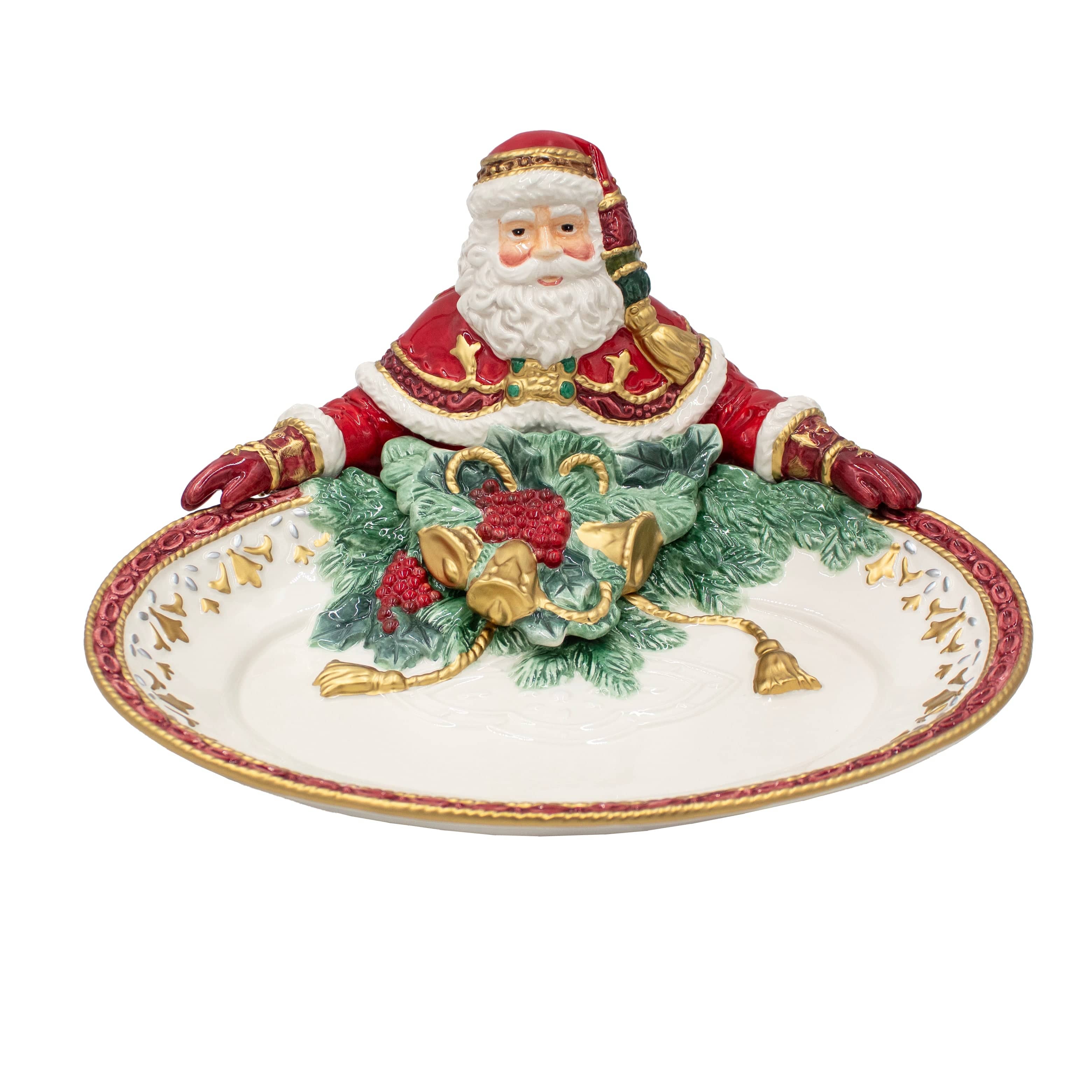 Noel Holiday Santa Serving Bowl