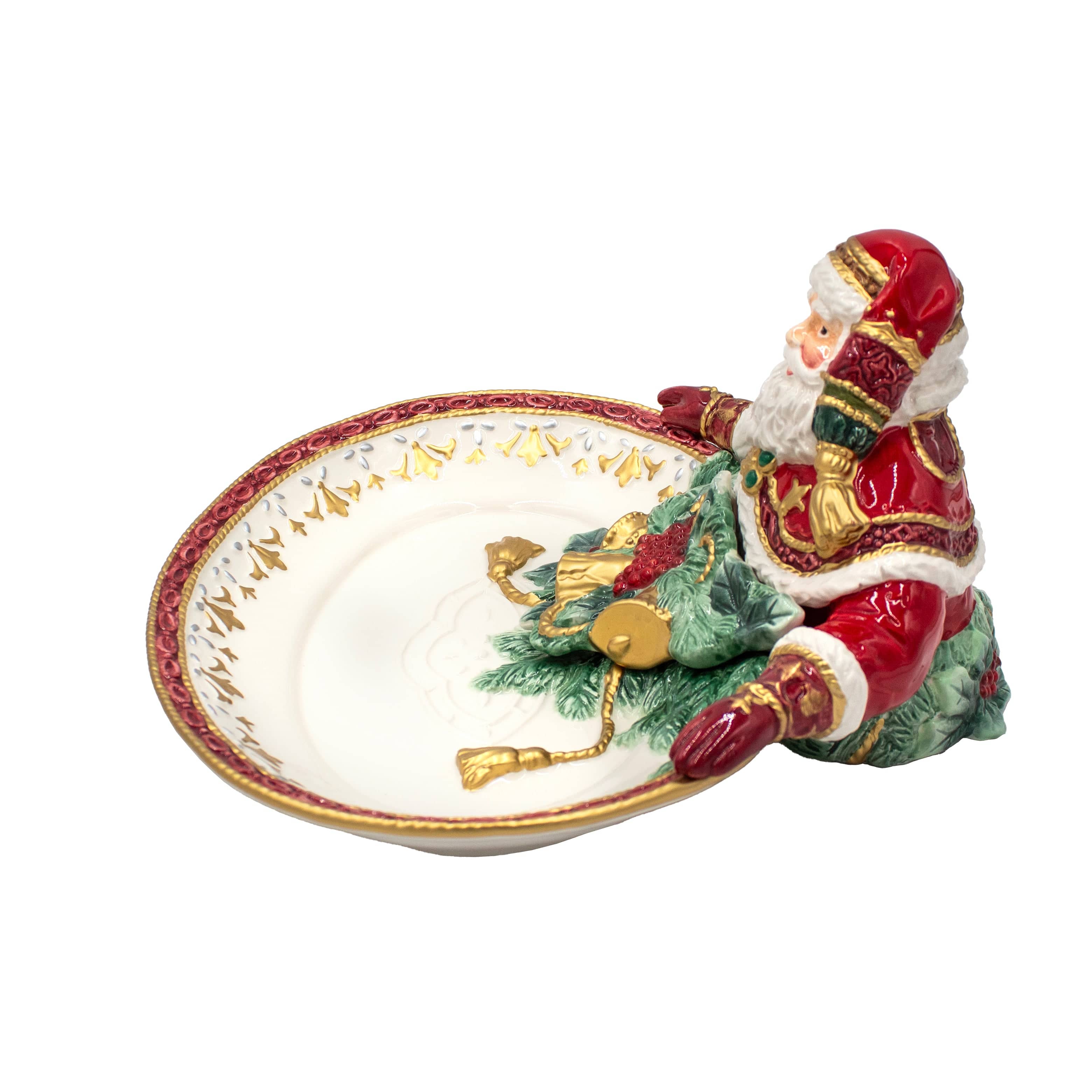 Noel Holiday Santa Serving Bowl