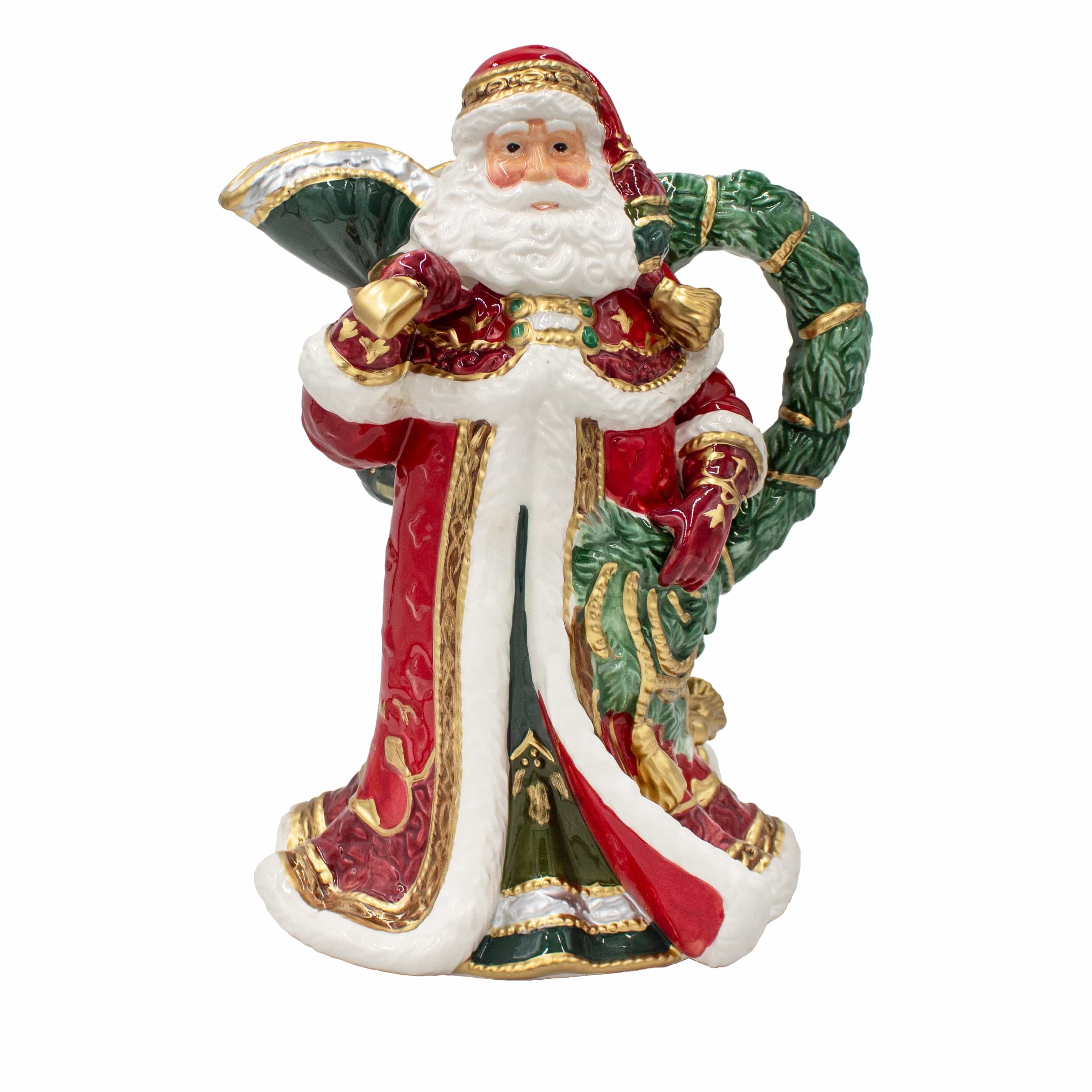 Noel Holiday Santa Pitcher