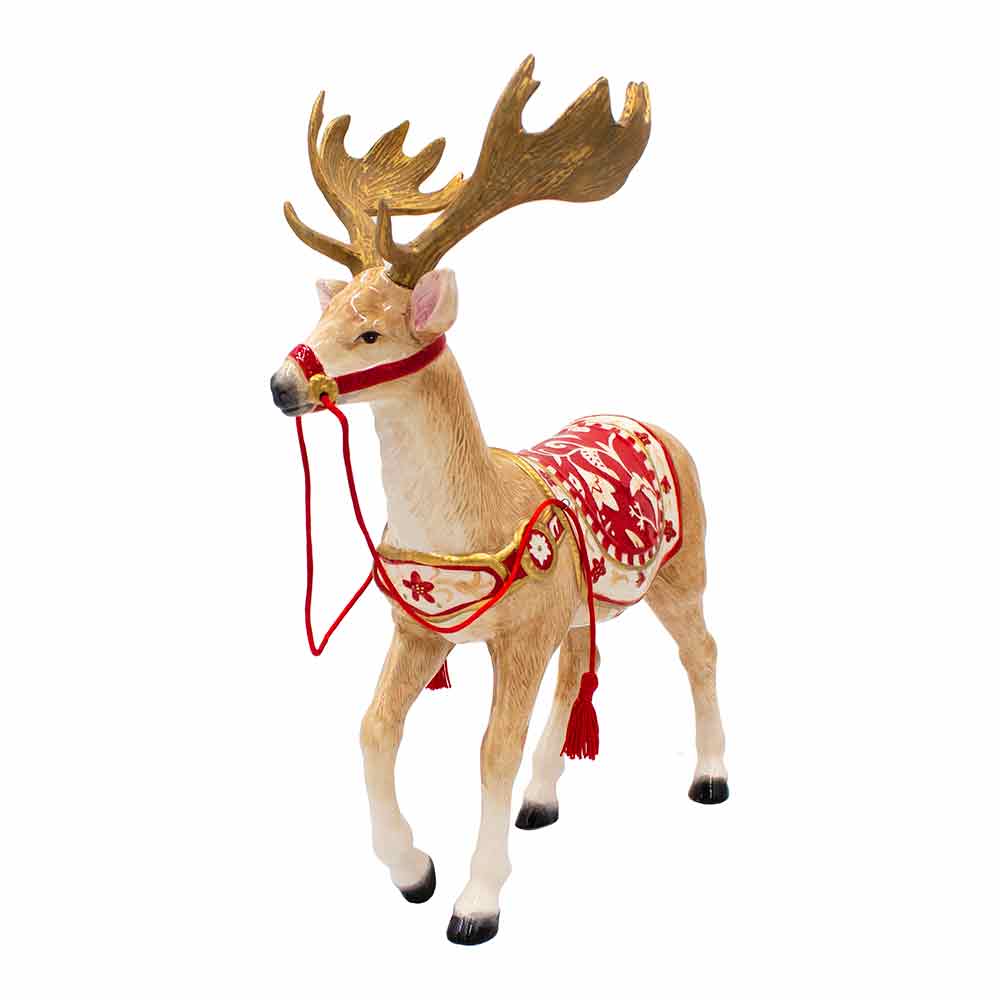 Town And Country Reindeer Figurine, 15 IN