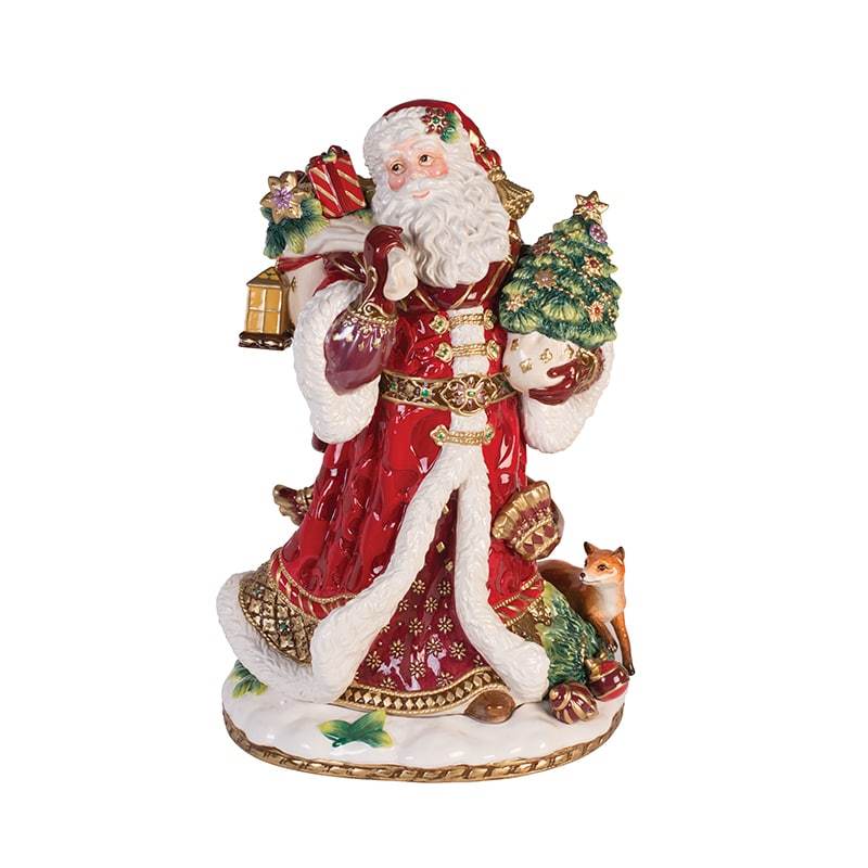 Renaissance Holiday Santa Figurine