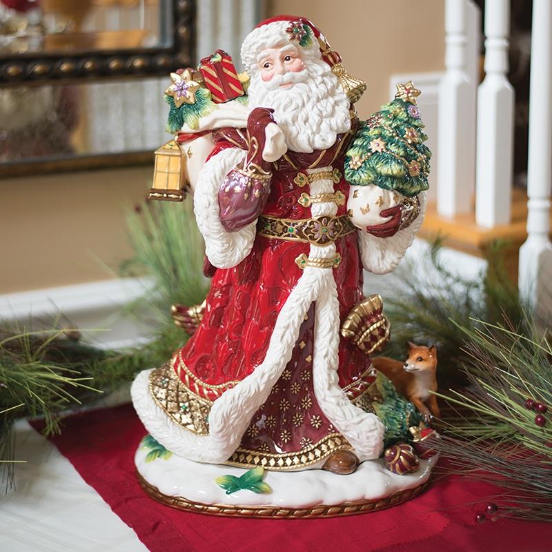 Renaissance Holiday Santa Figurine