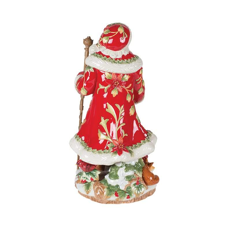 Cardinal Christmas Santa Figurine, 18 IN