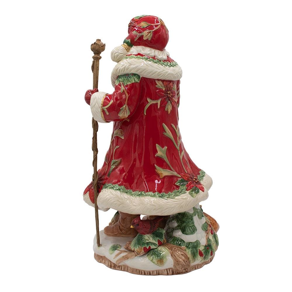 Cardinal Christmas Santa Figurine, 18 IN