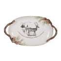 Fitz and Floyd Forest Frost Centerpiece Platter