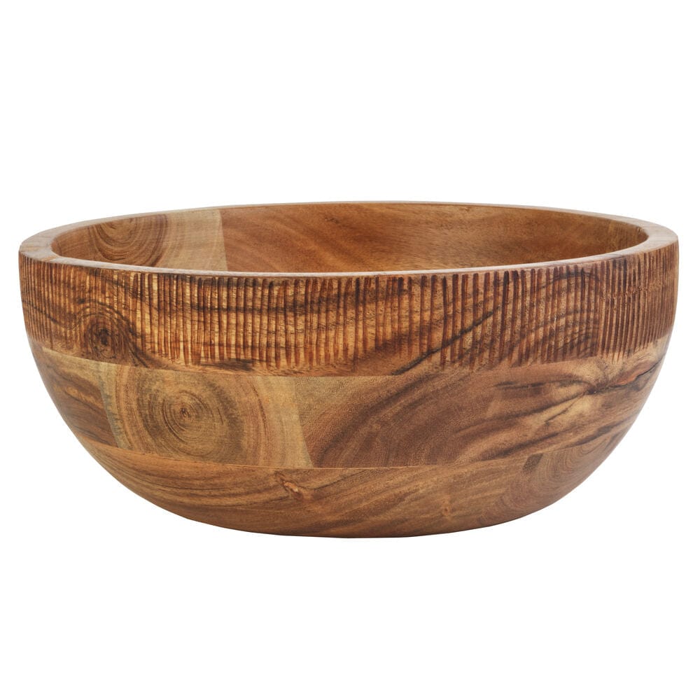 Caleb Acacia Wood Serve Bowl, 11 IN