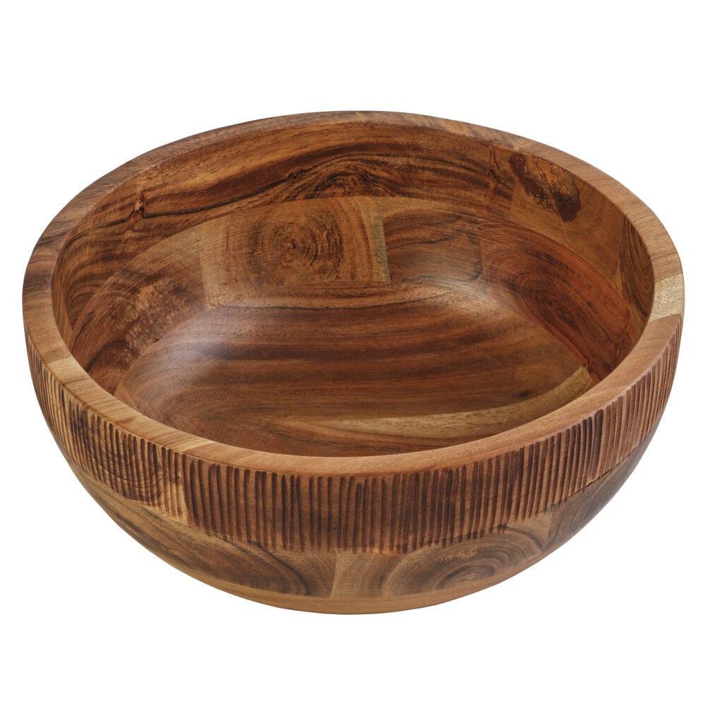 Caleb Acacia Wood Serve Bowl, 11 IN