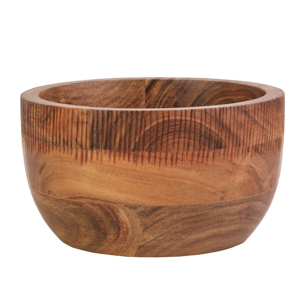 Caleb Acacia Wood Serve Bowl, 7 IN