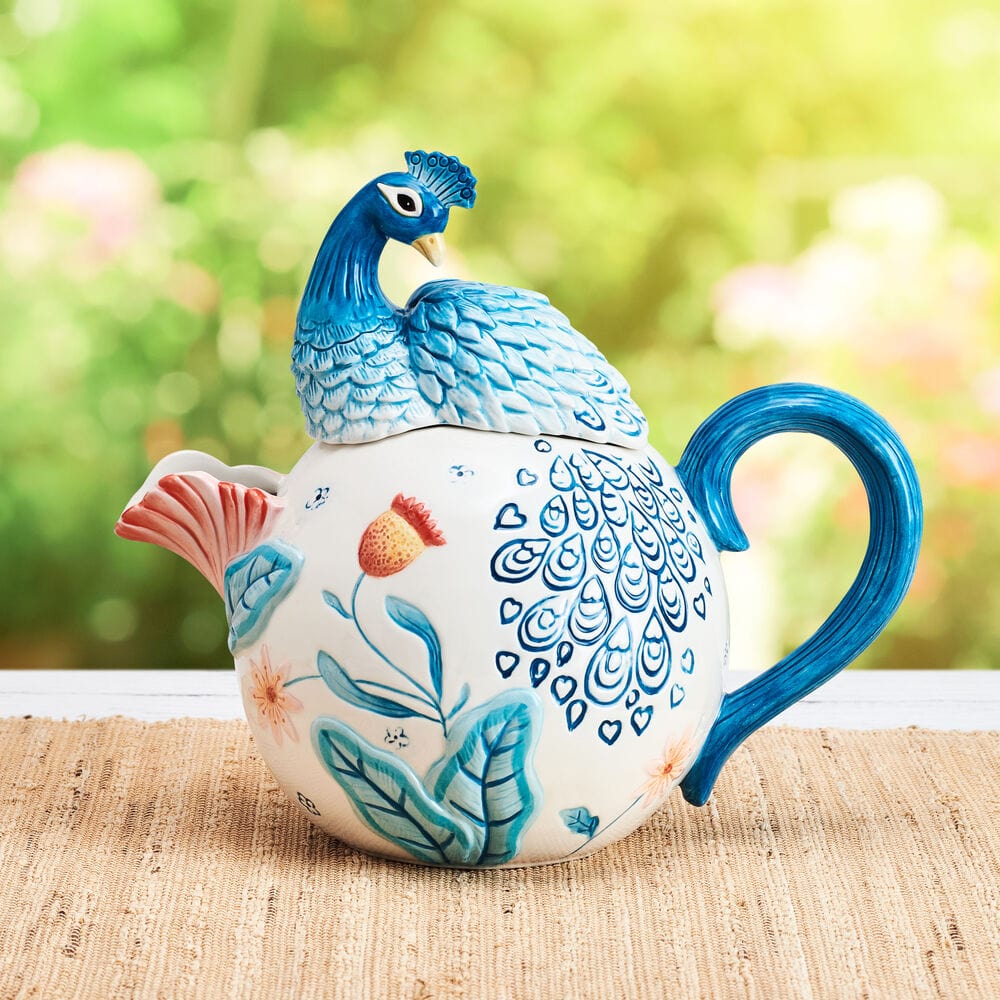 Gracie Peacock Teapot