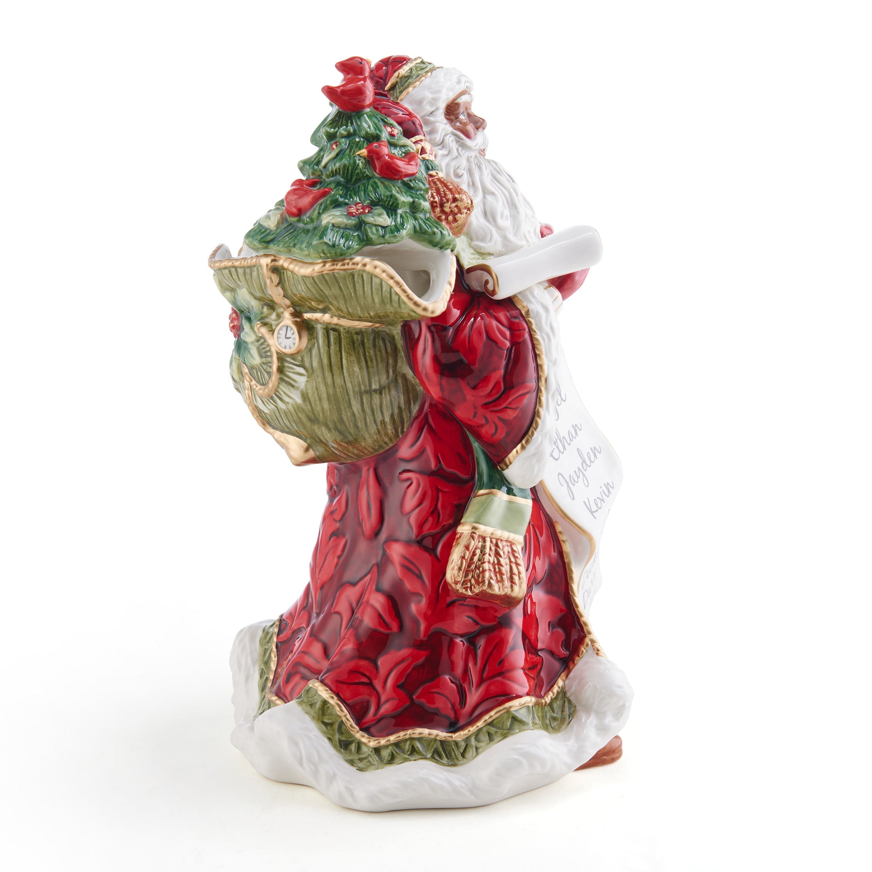 Holiday Home African American Santa Pitcher, 11.75 IN