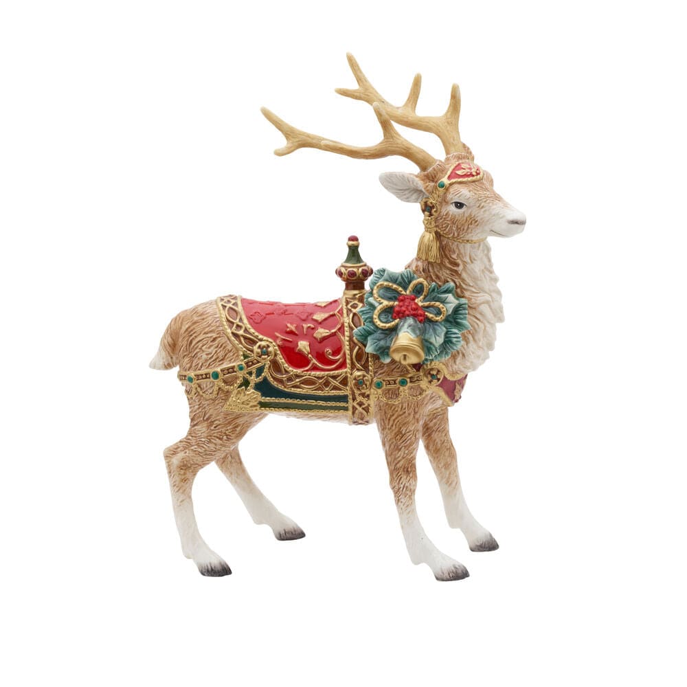 Noel Holiday Grand Deer Figurine, 17.75 IN