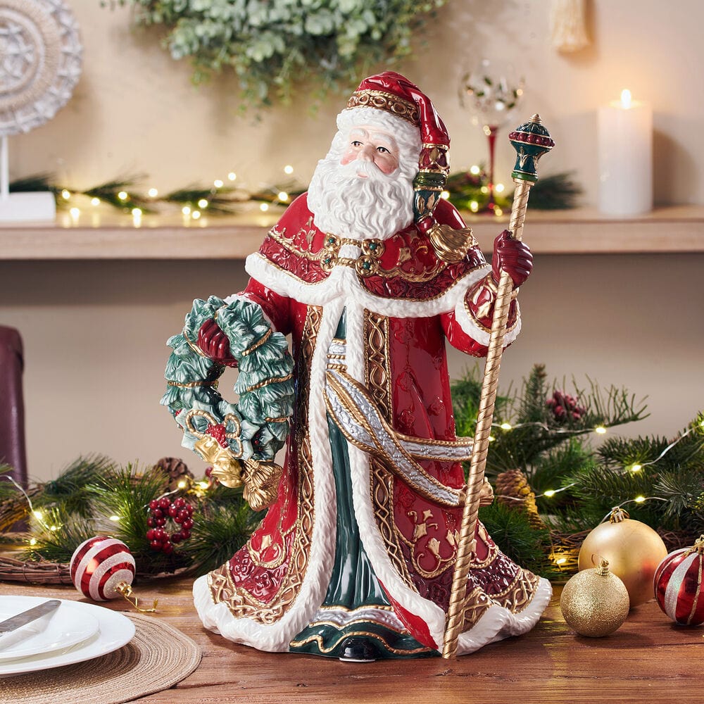 Noel Holiday Grand Santa Figurine, 19.25 IN