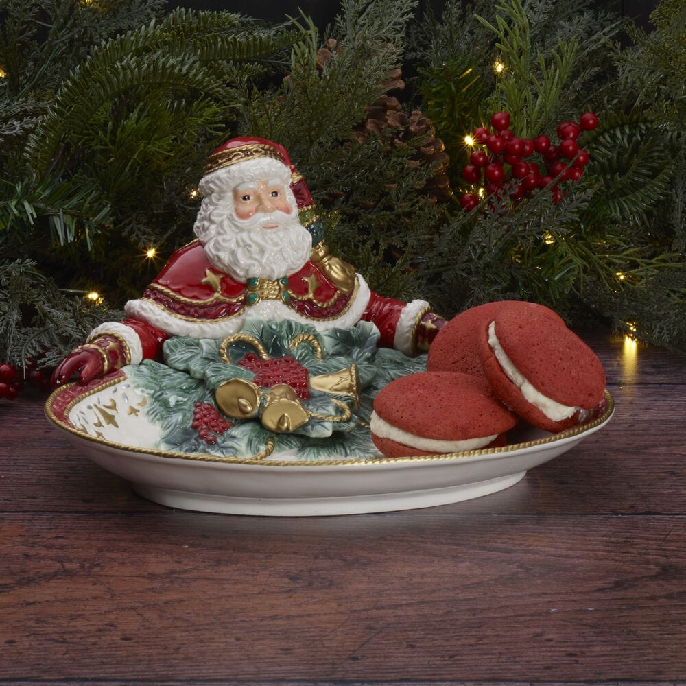 Noel Holiday Santa Serving Bowl