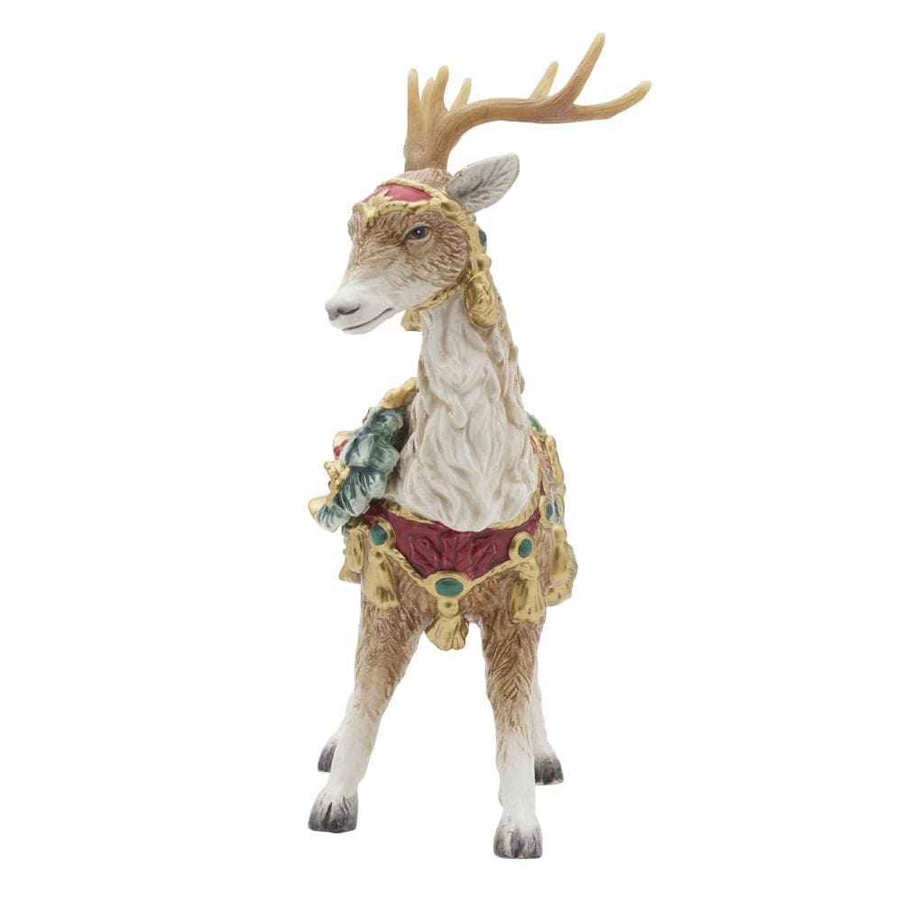 Noel Holiday Standing Deer Candle Holder