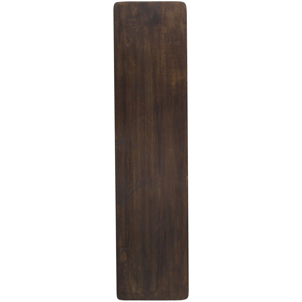 Austin Craft 39 Inch Charcuterie Mango Wood Serving Board, Espresso