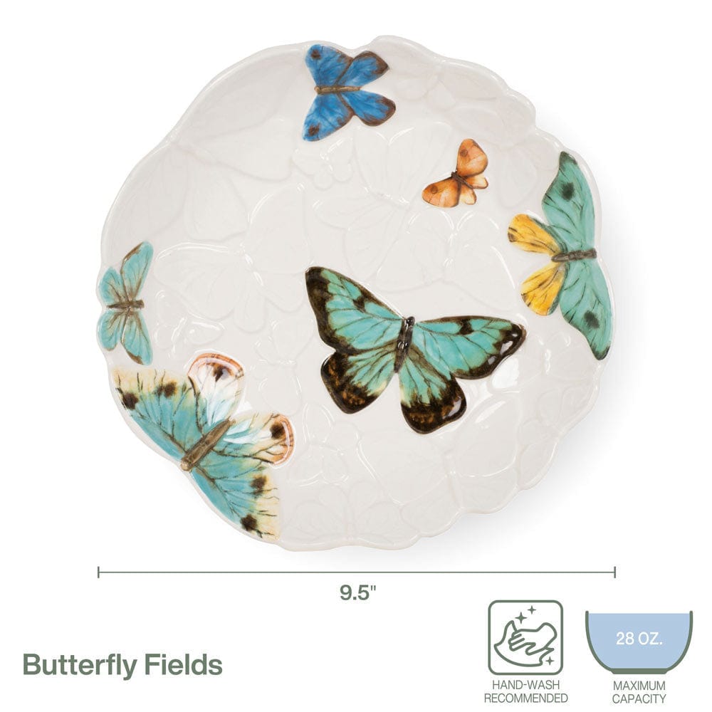 Butterfly Fields Individual Dinner Bowl