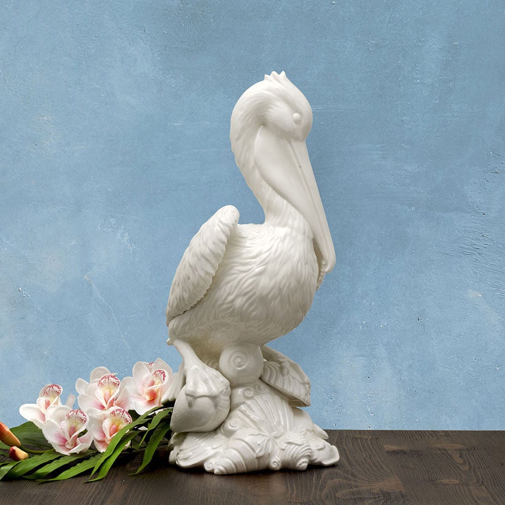 Cape Coral Tall Pelican Figurine 14.75 IN