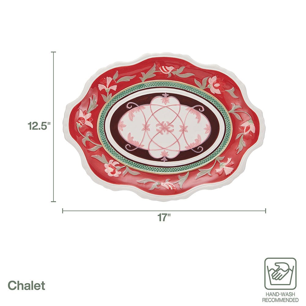 Chalet Oval Platter, 17 IN