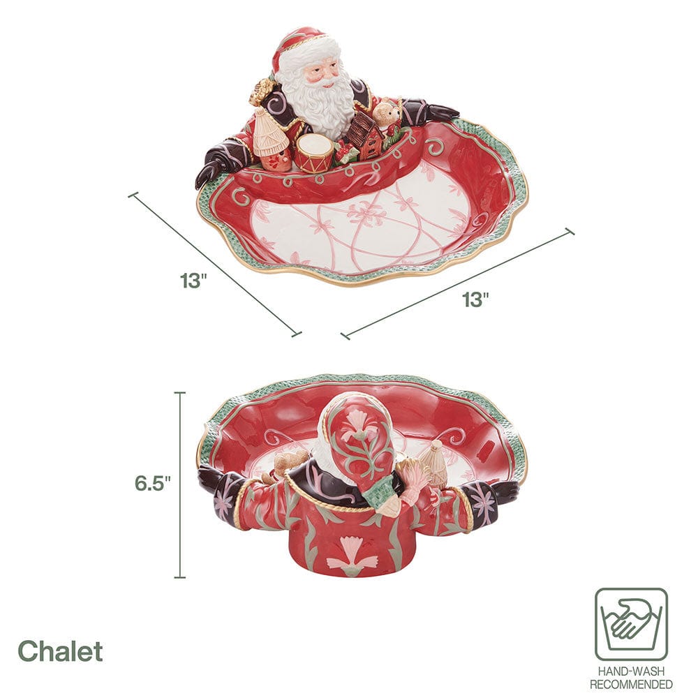 Chalet Santa Serving Bowl, 1 QT