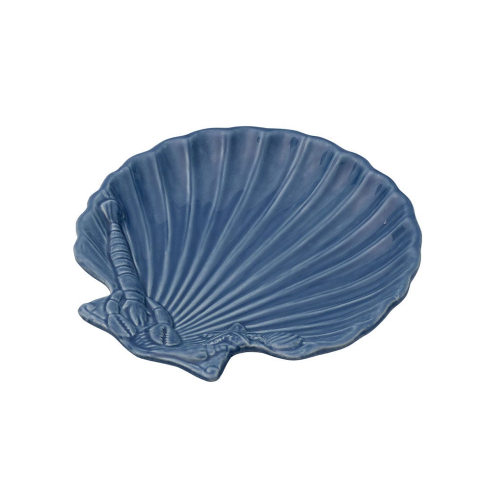 Coastal Home Blue Shell Plate