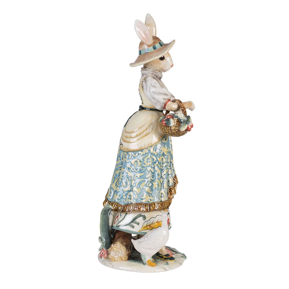 Dapper Rabbits Female Figurine, 20 IN