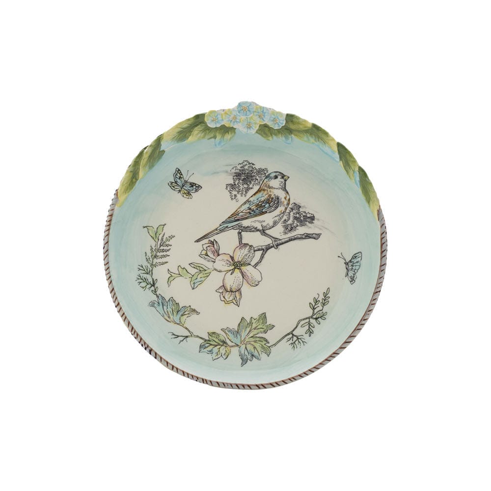 English Garden Set Of 4 Bird Salad Plates