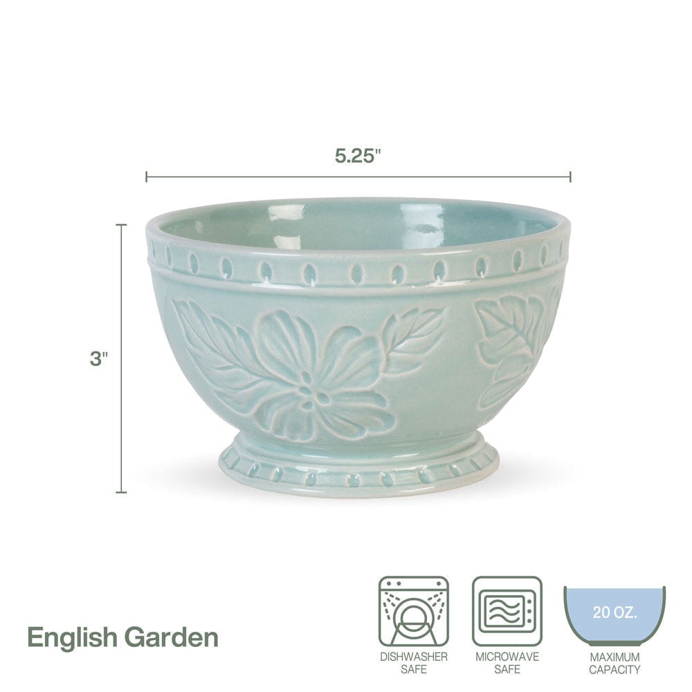 English Garden Set Of 4 Soup Cereal Bowls