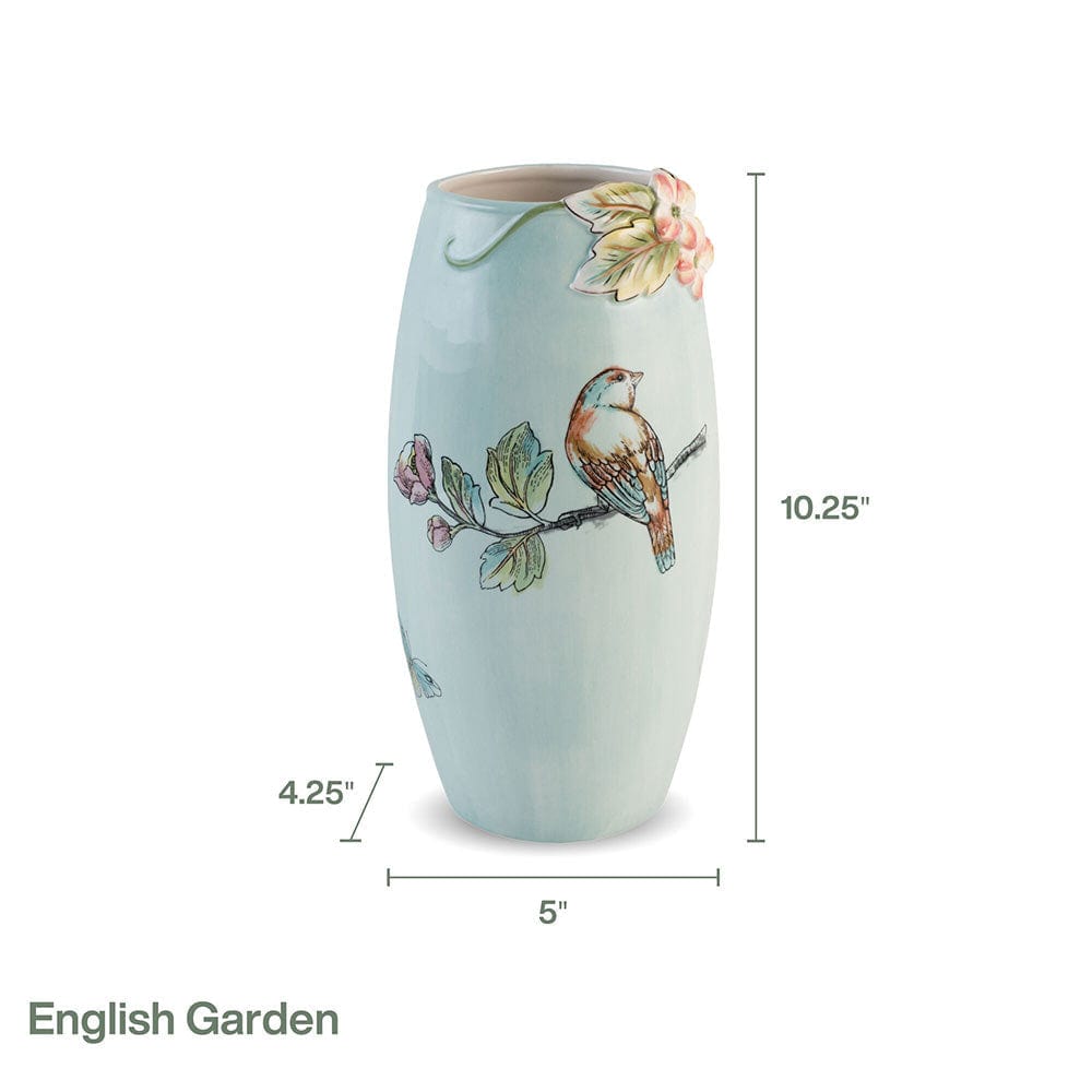 English Garden Vase, 10.25 IN