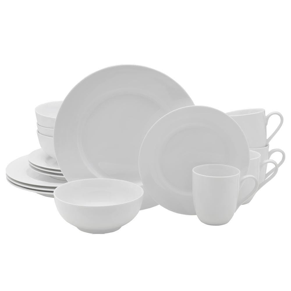 Everyday White® Classic Rim 16 Piece Dinnerware Set, Service For 4