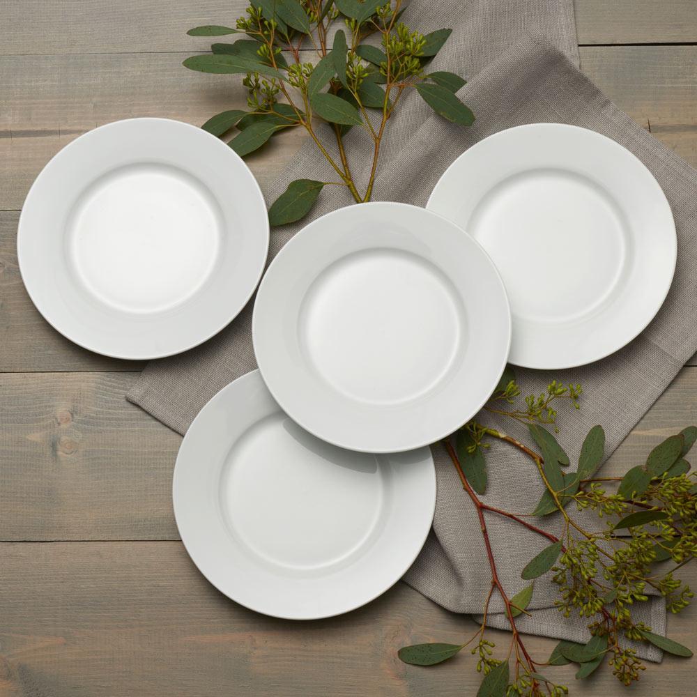 Everyday White® Classic Rim Set Of 4 Salad Plates