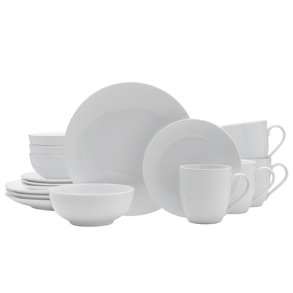 Everyday White® Coupe 16 Piece Dinnerware Set, Service For 4