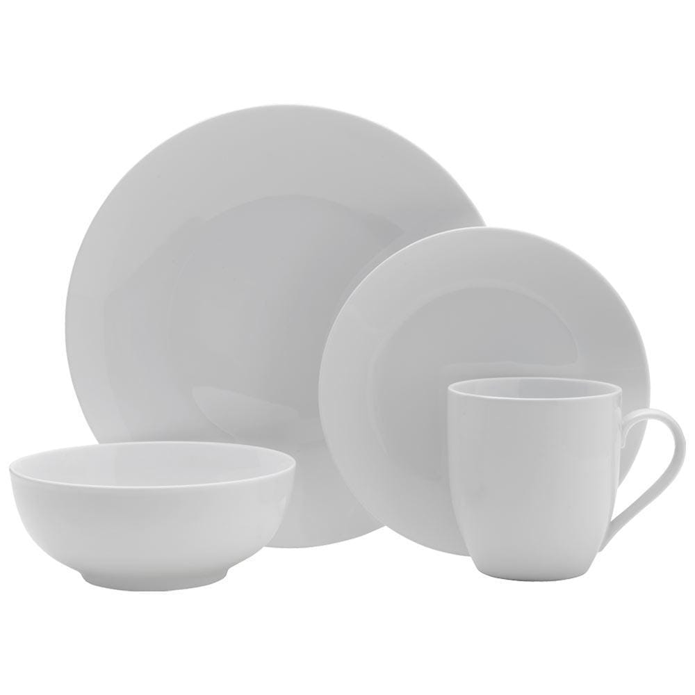 Everyday White® Coupe 16 Piece Dinnerware Set, Service For 4