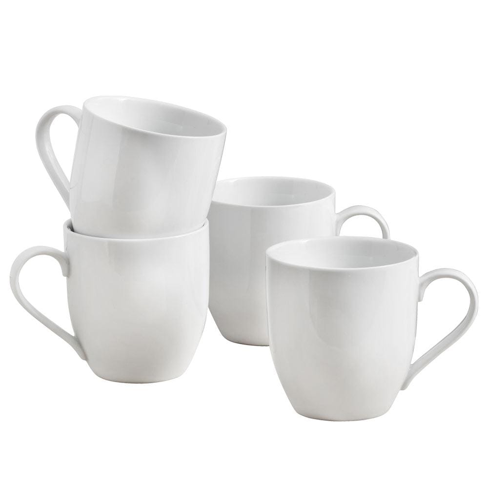 Everyday White® Coupe Set Of 4 Mugs