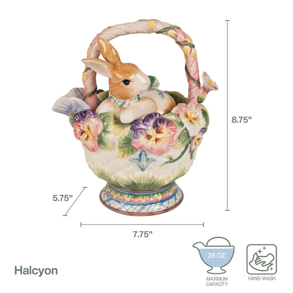 Halcyon Rabbit Teapot